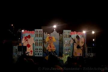 Drag Arush, reinona de las fiestas de Ayatima de Marzagán (Foto Francisco J. Santana)